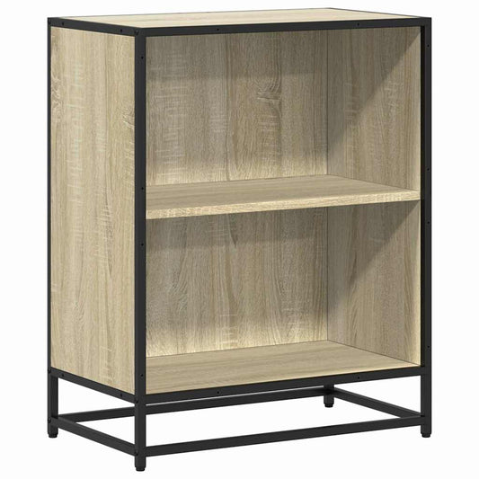 Bokhylle sonoma eik 60x35x76 cm konstruert tre