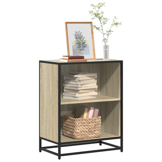 Bokhylle sonoma eik 60x35x76 cm konstruert tre