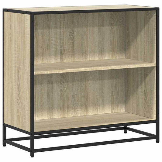 Bokhylle sonoma eik 80x35x76 cm konstruert tre