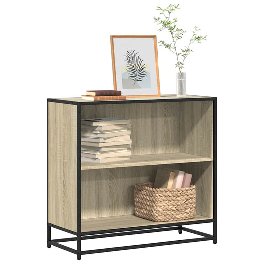 Bokhylle sonoma eik 80x35x76 cm konstruert tre