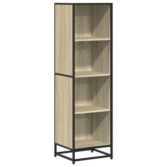 Bokhylle sonoma eik 40x35x139 cm konstruert tre