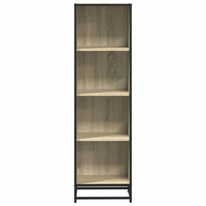 Bokhylle sonoma eik 40x35x139 cm konstruert tre