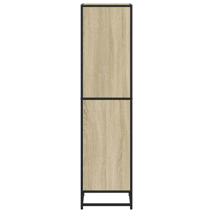 Bokhylle sonoma eik 40x35x139 cm konstruert tre