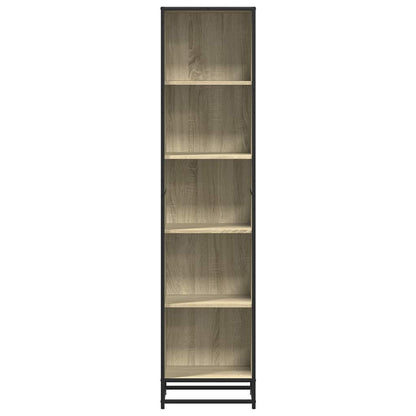 Bokhylle sonoma eik 40x35x170,5 cm konstruert tre