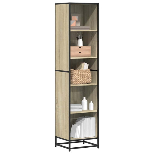 Bokhylle sonoma eik 40x35x170,5 cm konstruert tre