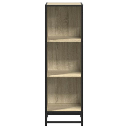 Bokhylle sonoma eik 33,5x33x107,5 cm konstruert tre