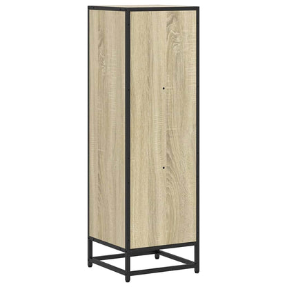Bokhylle sonoma eik 33,5x33x107,5 cm konstruert tre