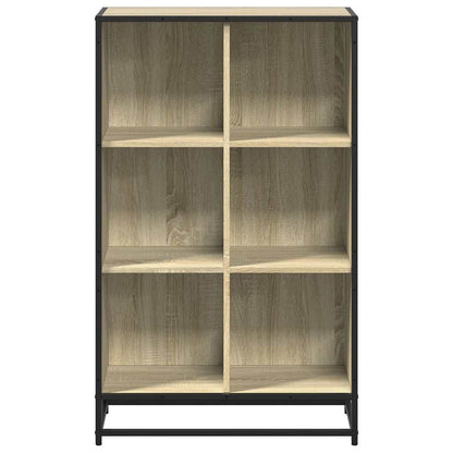 Bokhylle sonoma eik 65,5x33x107,5 cm konstruert tre