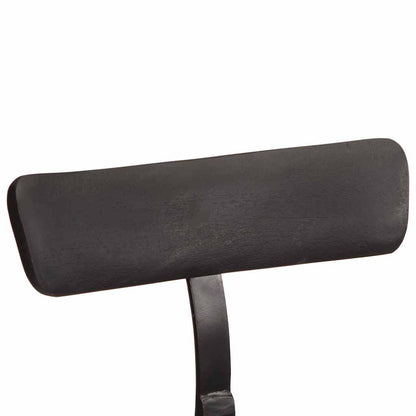 Barkrakker 2 stk svart 49x43x88 cm heltre mango