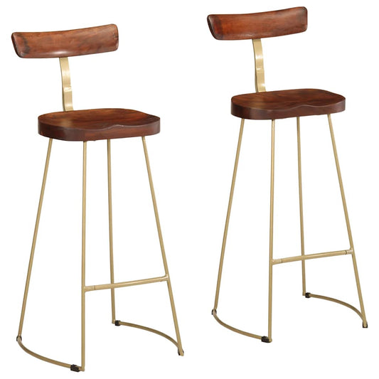 Barkrakker 2 stk 49x43x103 cm heltre mango