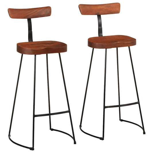 Barkrakker 2 stk 49x43x103 cm heltre mango