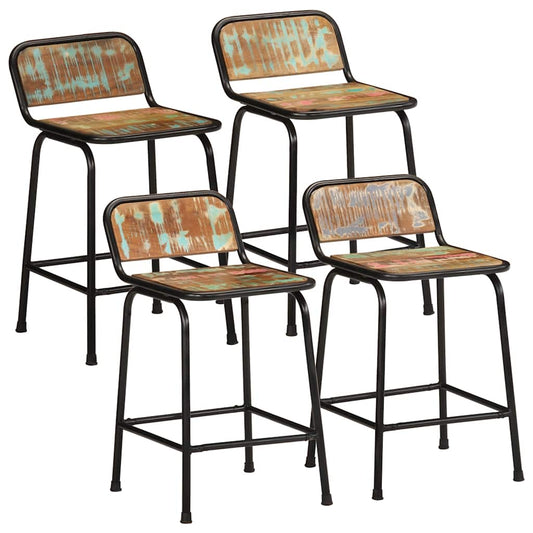 Barkrakker 4 stk 46x35,5x70 cm gjenvunnet heltre