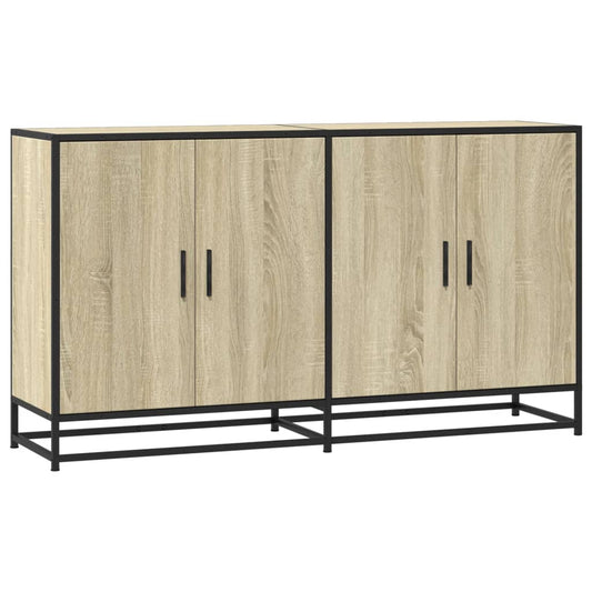 Skjenk sonoma eik 134x35x76 cm konstruert tre