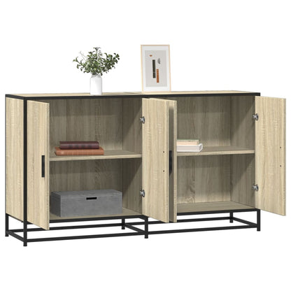 Skjenk sonoma eik 134x35x76 cm konstruert tre