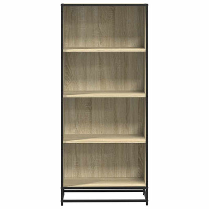 Bokhylle sonoma eik 60x35x139 cm konstruert tre