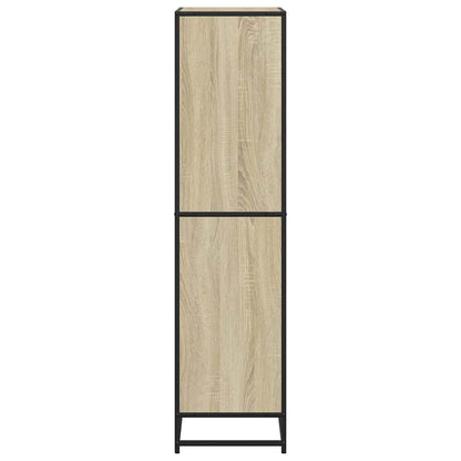 Bokhylle sonoma eik 60x35x139 cm konstruert tre