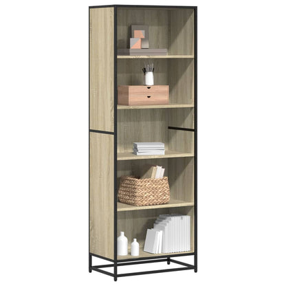 Bokhylle sonoma eik 60x35x170,5 cm konstruert tre