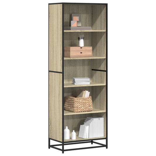 Bokhylle sonoma eik 60x35x170,5 cm konstruert tre