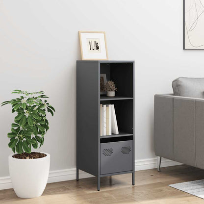 Highboard antrasitt 35x39x103,5 cm stål