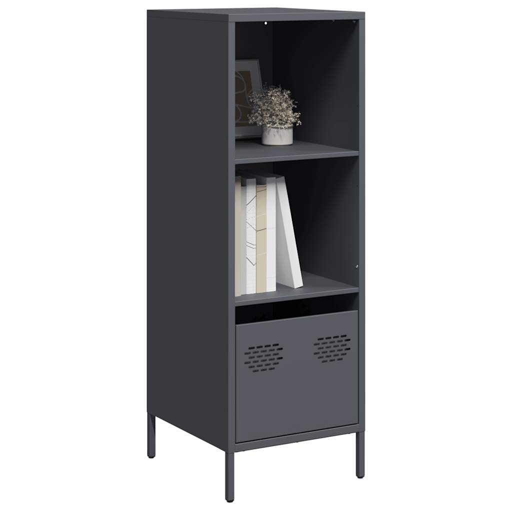 Highboard antrasitt 35x39x103,5 cm stål