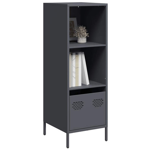 Highboard antrasitt 35x39x103,5 cm stål