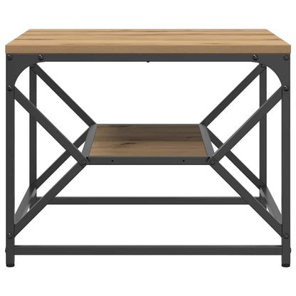 Kaffe Bord med Hylle i Artisan Eik 51x50x40 cm Lagd av Tre