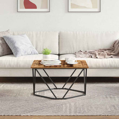 Kaffebord Gammel Tre 80x80x45 cm Konstruert Tre
