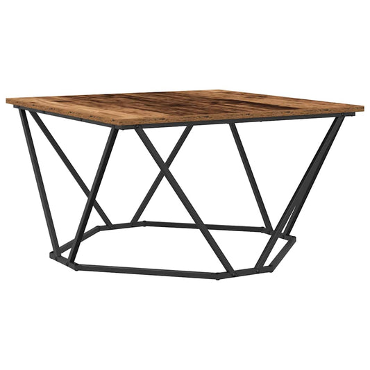 Kaffebord Gammel Tre 80x80x45 cm Konstruert Tre