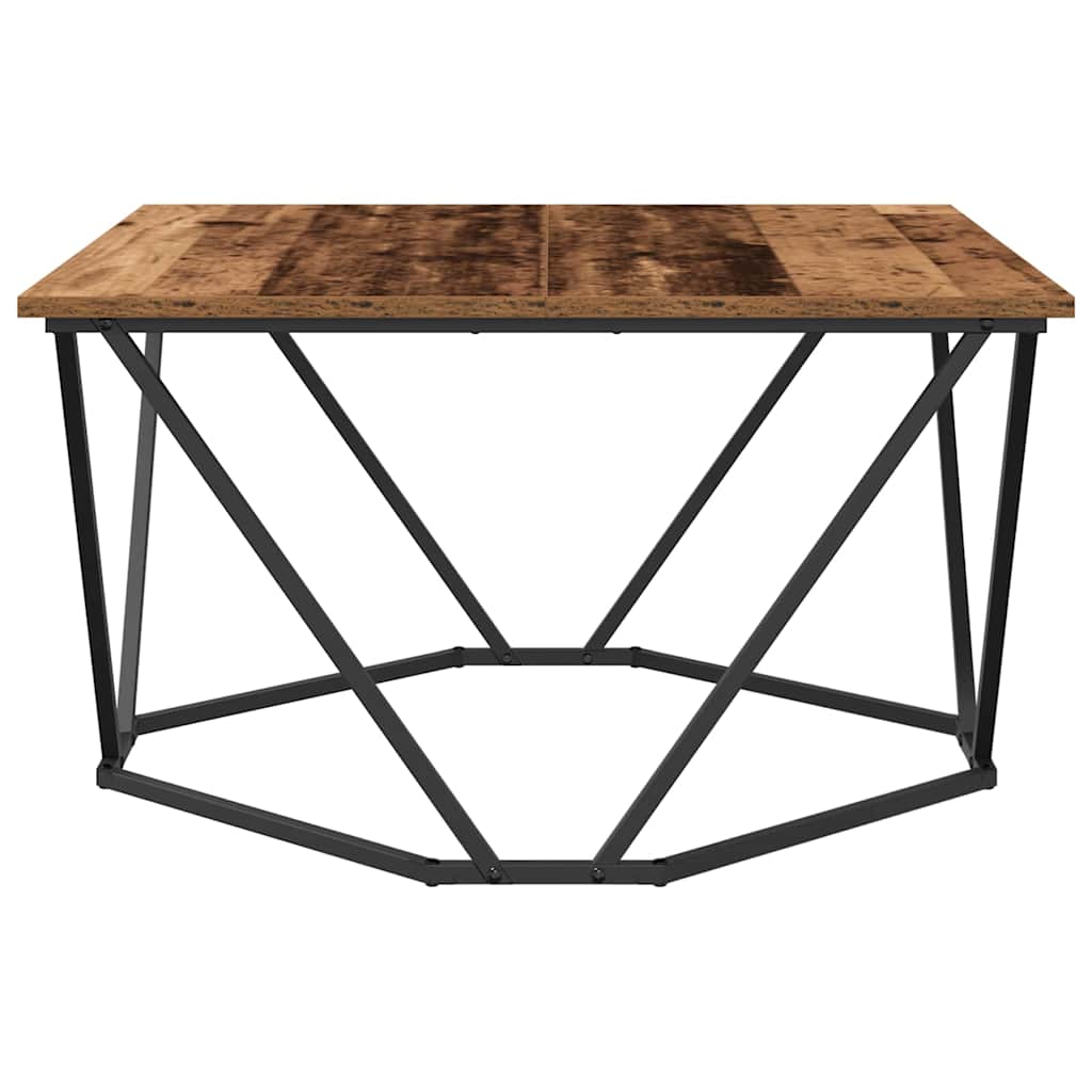 Kaffebord Gammel Tre 80x80x45 cm Konstruert Tre