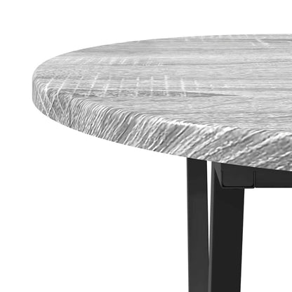 Grå Sonoma Kaffebord - 80x40x40.5 cm, laget av konstruert tre og metall