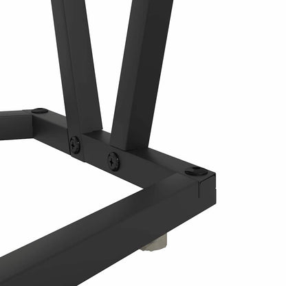 Grå Sonoma Kaffebord - 80x40x40.5 cm, laget av konstruert tre og metall