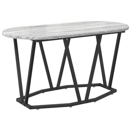 Grå Sonoma Kaffebord - 80x40x40.5 cm, laget av konstruert tre og metall