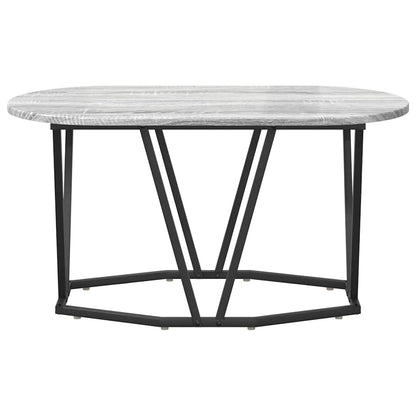 Grå Sonoma Kaffebord - 80x40x40.5 cm, laget av konstruert tre og metall