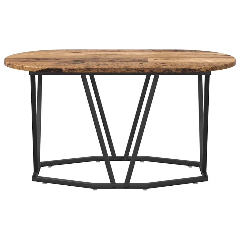 Kaffebord Gamle Treverk 80x40x40,5 cm Ingeniørtre og Metall