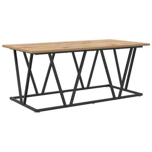 Kaffebord Artisan Eik 100x50x40 cm Ingeniørtre og Metall