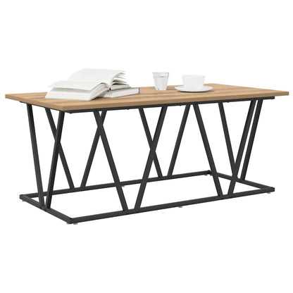 Kaffebord Artisan Eik 100x50x40 cm Ingeniørtre og Metall