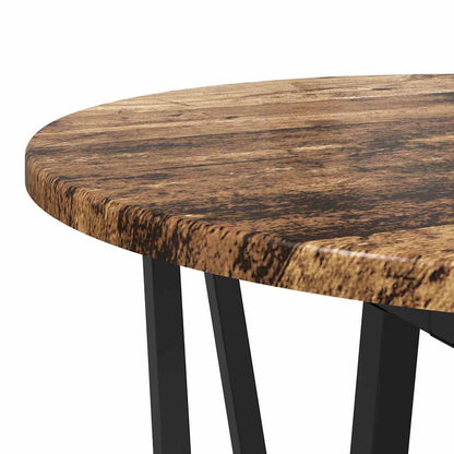 Bord 2 stk Gammelt Tre, Ingeniørtre og Metall