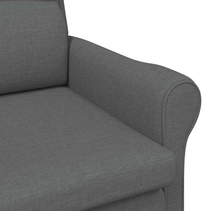 Moderne Lenestol Mørk Grå Stoff, Tre Medium Holdbar Lenestol