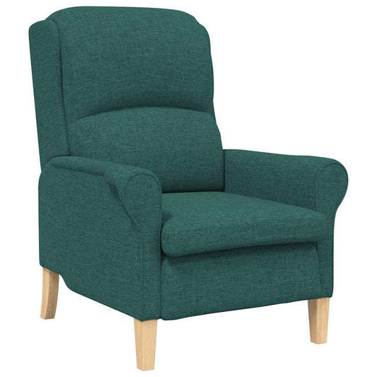 Moderne lenestol Mørk grønn Stoff, Tre Standard Ergonomisk
