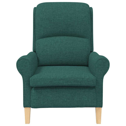 Moderne lenestol Mørk grønn Stoff, Tre Standard Ergonomisk
