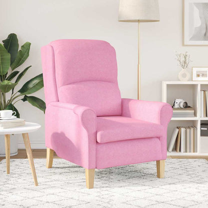 Moderne lenestol Rosa Polyesterstoff, Tre Medium Ergonomisk