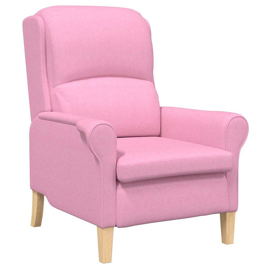 Moderne lenestol Rosa Polyesterstoff, Tre Medium Ergonomisk