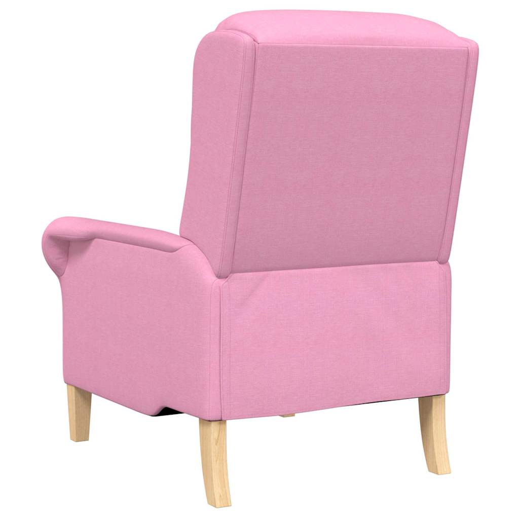 Moderne lenestol Rosa Polyesterstoff, Tre Medium Ergonomisk