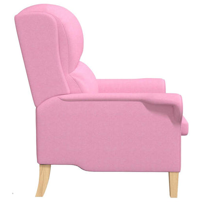 Moderne lenestol Rosa Polyesterstoff, Tre Medium Ergonomisk