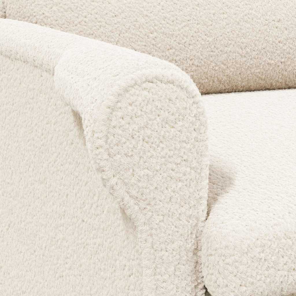 Ergonomisk Lenestol Krem Stoff, Tre Standard Ergonomisk