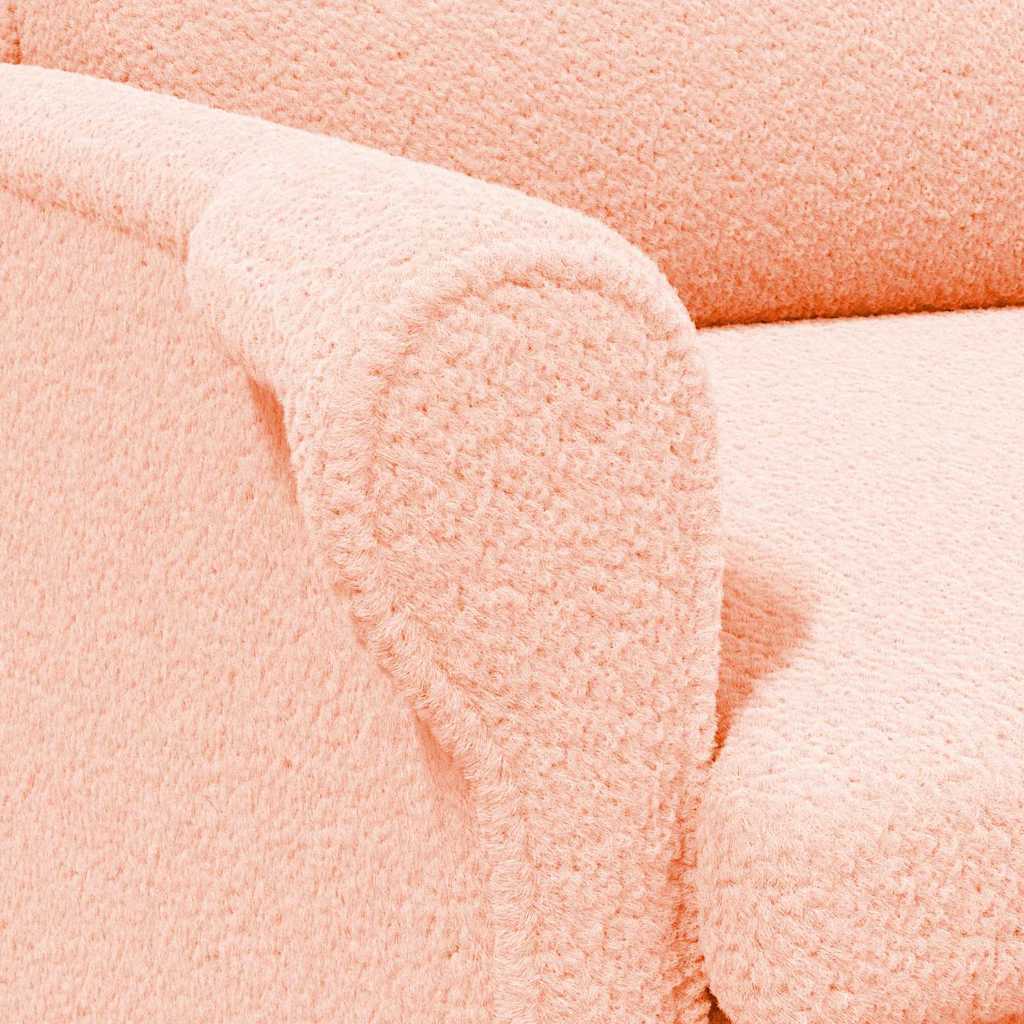Ergonomisk Lenestol Rosa Stoff, Tre Middels Ergonomisk