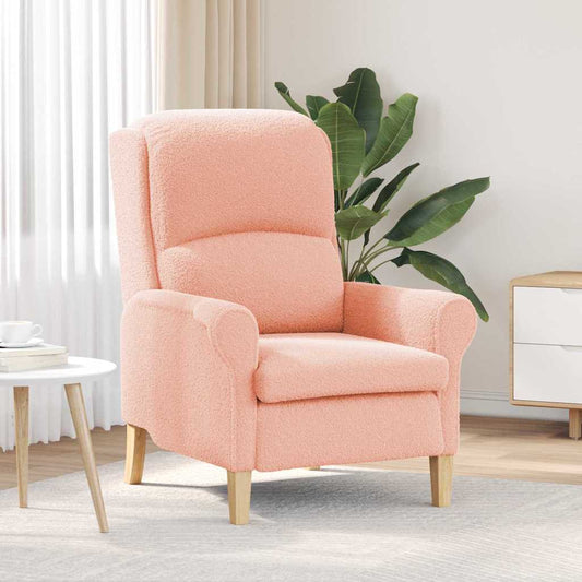Ergonomisk Lenestol Rosa Stoff, Tre Middels Ergonomisk