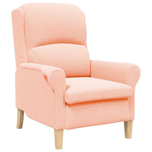 Ergonomisk Lenestol Rosa Stoff, Tre Middels Ergonomisk