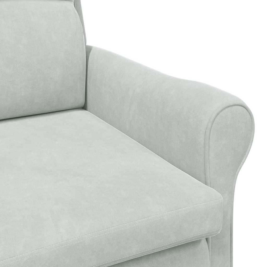 Lysegrå Lenestol Lysegrå Stoff med treben Standard Ergonomisk
