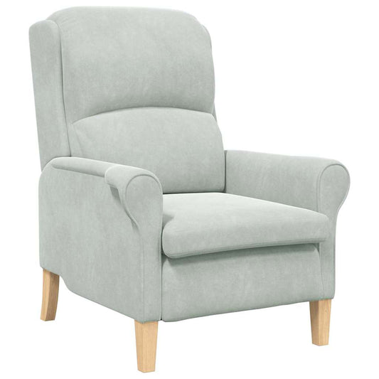 Lysegrå Lenestol Lysegrå Stoff med treben Standard Ergonomisk